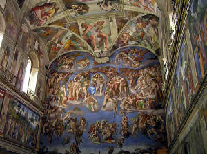 Cappella Sistina, Città del Vaticano, Roma, Lazio. Autore e Copyright Marco Ramerini