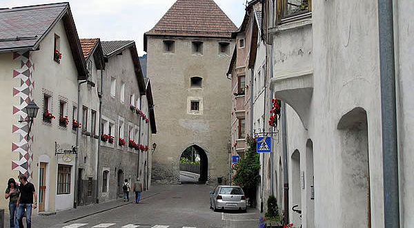 Porte de Malles, Glorenza-Glurns, Trentin-Haut-Adige. Auteur et Copyright Marco Ramerini