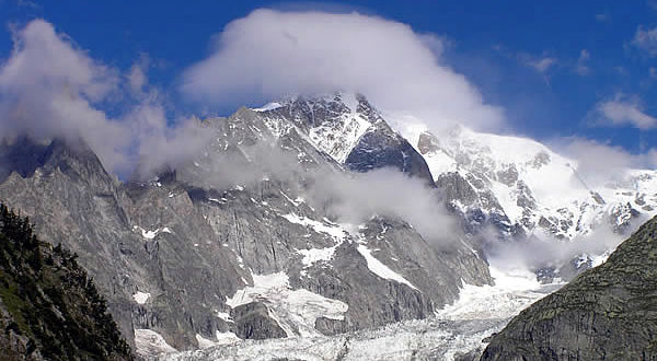 Mont Blanc, Val d'Aoste. Auteur et Copyright Marco Ramerini