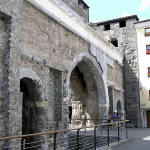 Porta Praetoria, Aosta, Val d'Aosta. Autore e Copyright Marco Ramerini