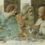 Cenacolo Vinciano, Refettorio del convento di Santa Maria delle Grazie, Milano. Autore Leonardo da Vinci. No Copyright..