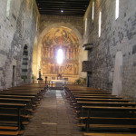L'interno della Basilica della Santissima Trinità di Saccargia, Codrongianus, Sardegna. Autore e Copyright Marco Ramerini