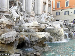 Fontaine de Trevi, Rome, Italie. Auteur et Copyright Marco Ramerini.